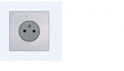 Arnould 67831 Art Univers Epure Prise de Courant 2P+T, 16A, 250V, Noir Mat