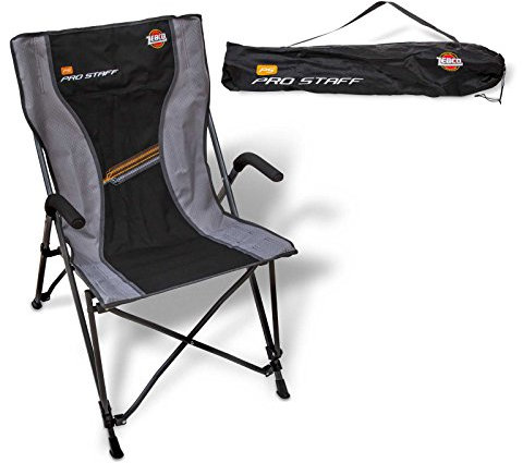Zebco Pro Staff Stuhl SX, grau/schwarz, 41 cm