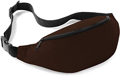 BagBase BG042CHOC Gürteltasche, Schokobraun, Größe M
