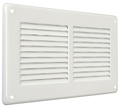 La Ventilazione GL20RB Griglia Rettangolare da Sovrapporre, Bianco