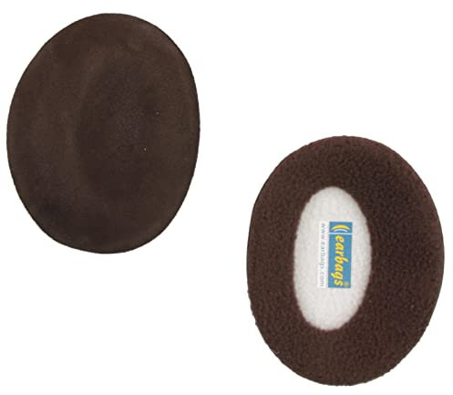 Earbags Ohrenwärmer Fashion, Wildleder Braun, L