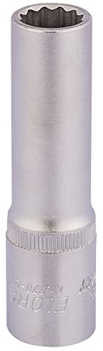 Draper 11933 Elora Deep Bi-Hexagon Socket, 1/2 Square Drive, 13mm