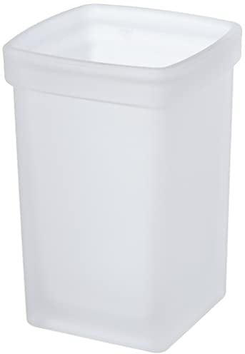 EMCO loft Ersatzglas für Bürstengarnitur (Kristallglas satiniert, für WC Garnitur 0515 XXX 00) 51500090, Glas, Normal