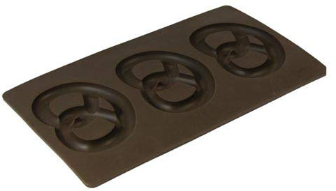 Silikonbackform Brezel Silikon Backform für 3 Brezeln