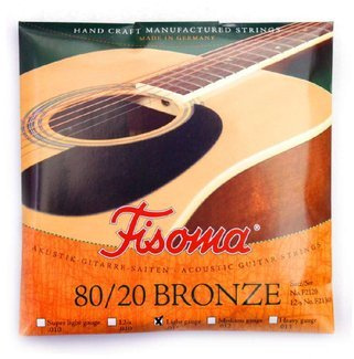 Fisoma F2120 Akustik Saiten Bronze umsponnen 6 Strings, 011-.047