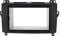tomzz Audio 2434-029 Doppel DIN Radioblende Set kompatibel mit Mercedes A W169 B W245 Sprinter W906 Vito Viano W639 VW Crafter schwarz mit Einbaukit
