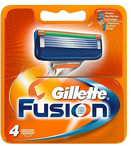 Gillette Fusion Rasierklingen, 4 Stück