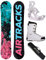 Airtracks Damen Snowboard Set Freestyle Freeride Polygonal Hybrid Rocker 154 + Bindung Master W + Boots Star W 39 + Sb Bag / 138 144 147 154 cm