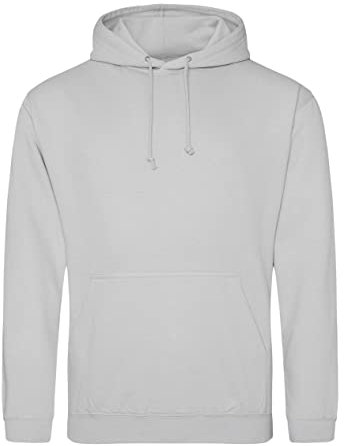 AWDis Men's College Hoodie, Grey (Moondust Grey), XX-Large