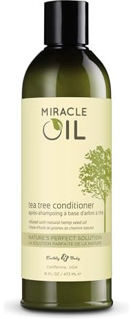 Earthly Body Miracle Oil Tea Tree Conditioner 473ml - feuchtigkeitsspendende Haarspülung ohne Sulfate