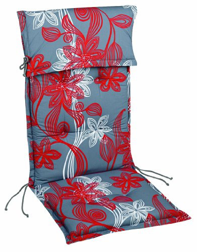 BEST 01101111 Sesselauflage nieder STS 100 x 50 x 8 cm, Dessin 1111