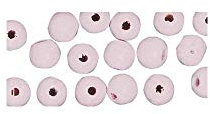 Rayher 1250101 Perles en Bois, rosé, 8mm ø
