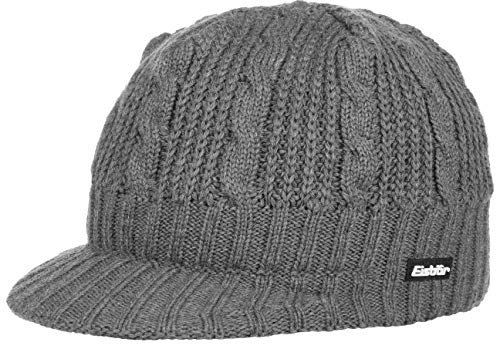 Eisbär Agor Pull-On Strickmütze Zopfstrickmütze (One Size - grau)