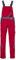 Planam Highline Damen Latzhose rot Schiefer schwarz Modell 2392 - Größe 40