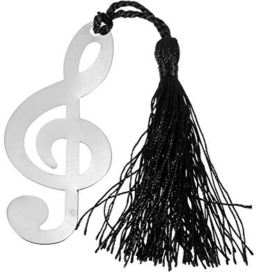 Lesezeichen Violinschlüssel - Schönes Geschenk für Musiker, Bücherfreunde und Dekorations Experten