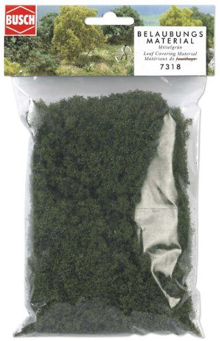 Busch BUE7318 Belaubungsmaterial Mittelgrün, grün