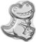 Wilton Dinosaurier-Kuchenform, Kinder 3D Geburtstagskuchenform, Silber, 1 - Pack