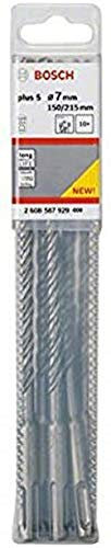 Bosch Accessories 2608587929 Foret SDS-Plus-5 pour perforateur 7 x 150 x 215 mm