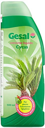 GESAL Concime Liquido per Cycas, Per Piante rigogliose, 500 ml