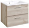 Held Möbel Portofino Waschtisch 60, Holzwerkstoff, Buche Iconic, 48 x 60 x 54 cm