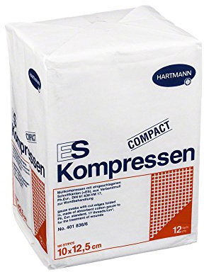 ES-Kompressen Unsteril 10x12,5 cm 12fach