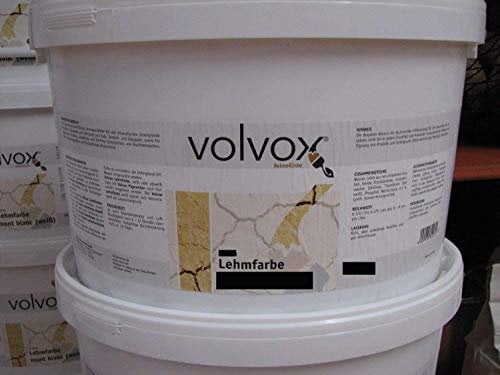 Volvox Lehmfarbe 10 Liter weiß