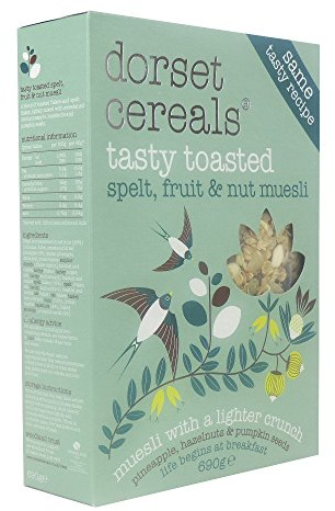 Dorset Cereals Tasty Toasted Spelt, Fruit & Nut Muesli (690g)
