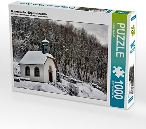 CALVENDO Puzzle Gonnesweiler - Nepomukkapelle | 1000 Teile Lege-Größe 64 x 48 cm Foto-Puzzle für glückliche Stunden