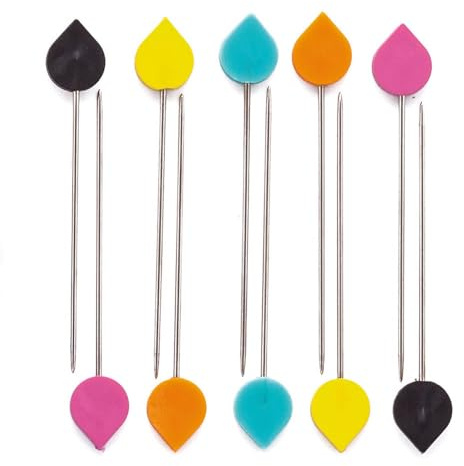 Pony Marking Pins, Steel, Multi-Colour, 8 x 2.8 x 13 cm