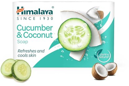 Himalaya Coconut and Cucumber Soap, Does Not Dry Skin -75g