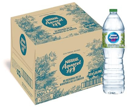 Nestle - Aquarel - Agua mineral - 1.5 l x 12 unidades