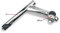 Cruiser Vorbau 21,1 mm à˜ Silber