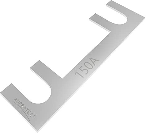 AUPROTEC Sicherungsstreifen Blattsicherung - Blechsicherung 30A - 150A Auswahl: 150A Ampere, 3 Stück