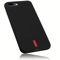 mumbi Hülle kompatibel mit iPhone 7 Plus / 8 Plus Handy Case Handyhülle double GRIP, schwarz