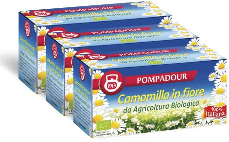 Pompadour, Infuso Finocchio, 45 Filtri (3 Confezioni da 15 Filtri), Aromatico e Digestivo, Ideale anche come Dopo-Pasto, 100% Naturale, Senza Lattosio, Glutine e Allergeni, Vegan