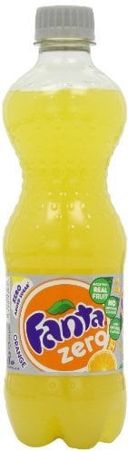 Fanta Zero Orange Soft Drink Bottle 500 ml (Pack of 12)