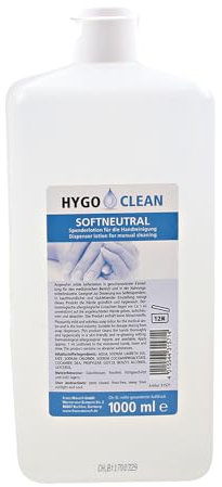 1 Stück Hygoclean Flüssigseife Soft Neutral, Packung, V: 1l, klar, Flüssigseife, Handseife, Handwaschseife