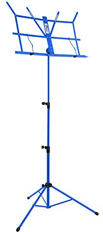 Tiger MUS49-BL Portable Easy-Folding Sheet Music Stand – Blue