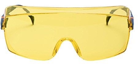 3M Überbrille 2802, Schutzbrille AS, UV, PC, gelb getönt