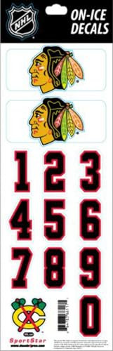 NHL Helmsticker Set Sportstar Team Chicago Blackhawks