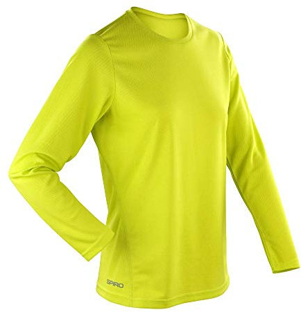 Spiro Damen Quick Dry Performance Short Sleeve T-Shirt M Lime
