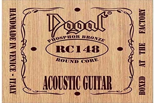 Dogal® RC148D Acoustic Guitar Set Phosphor Bronze Strings for Acoustic Guitar Phosphor Bronze Round Core 012/054