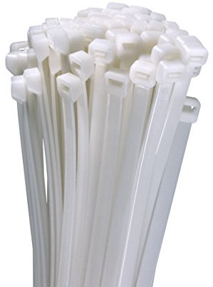 Profi Kabelbinder weiß naturfarben robust kurz bis lang UV stabil (bitte im Auswahlfenster Größe und Menge wählen)