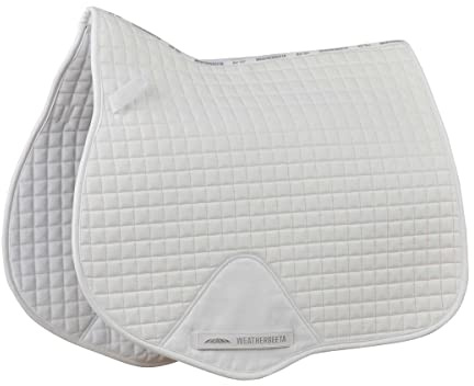 WeatherBeeta Prime All Purpose Saddle Pad, White, Full