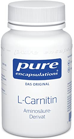 Pure Encapsulations - L-Carnitin - Hochwertig und Vegan - Aminosäure-Derivat - 60 vegane Kapseln