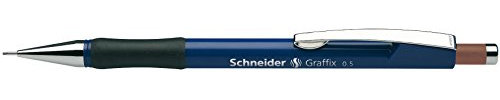 Schneider Graffix Druckbleistift (Mit Polymer-Feinminen 0,5 mm ) 10er Packung blau