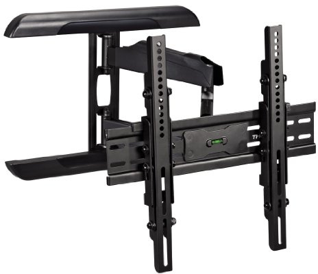 Thomson WAB446 Move Wandhalterung für TV (66 cm (26 Zoll) bis 117 cm (46 Zoll), VESA 400x400, 2X Arm) schwarz