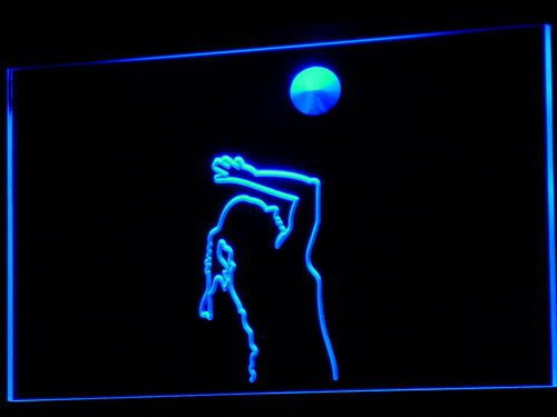 ADVPRO i718-b Volleyball Training Games Sports Neon Light Sign Barlicht Neonlicht Lichtwerbung