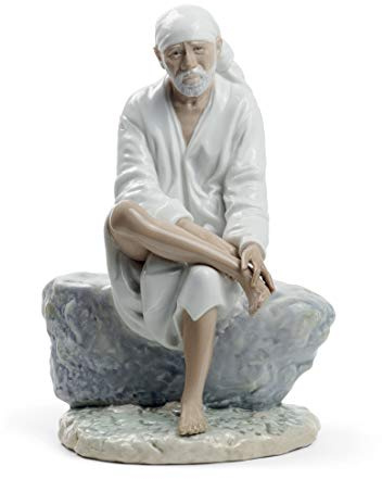 LLADRÓ Figur Sai Baba. Sai Baba. Porzellan.
