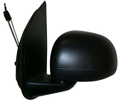 MAX MFT125-L Retrovisore a Cavi in vetro, Convesso Sinistro, Nero